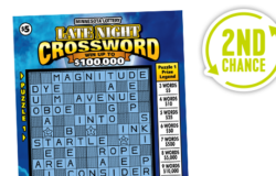 Late Night Crossword 2nd Chance Main MN Lottery