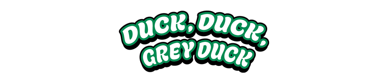 $2.00 -  DUCK, DUCK, GREY DUCK (1809)