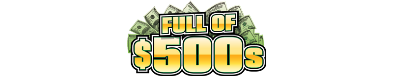 $5.00 -  FULL OF $500S (1811)