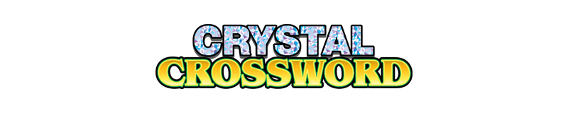$3.00 -  CRYSTAL CROSSWORD (762)