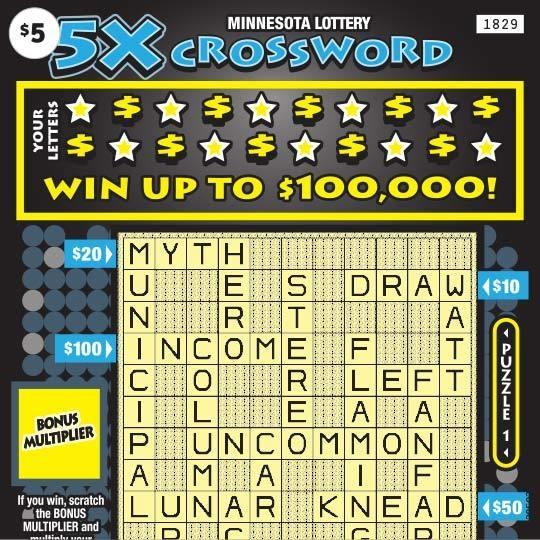 1829 5 X Crossword Recommended Games 540